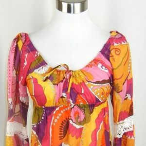 NWT Trina Turk swim cover top  Dress Size S